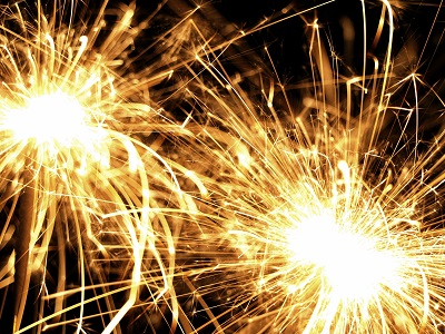 Feuerwerk braun / gelb R.K. by CFAlk / pixelio.de